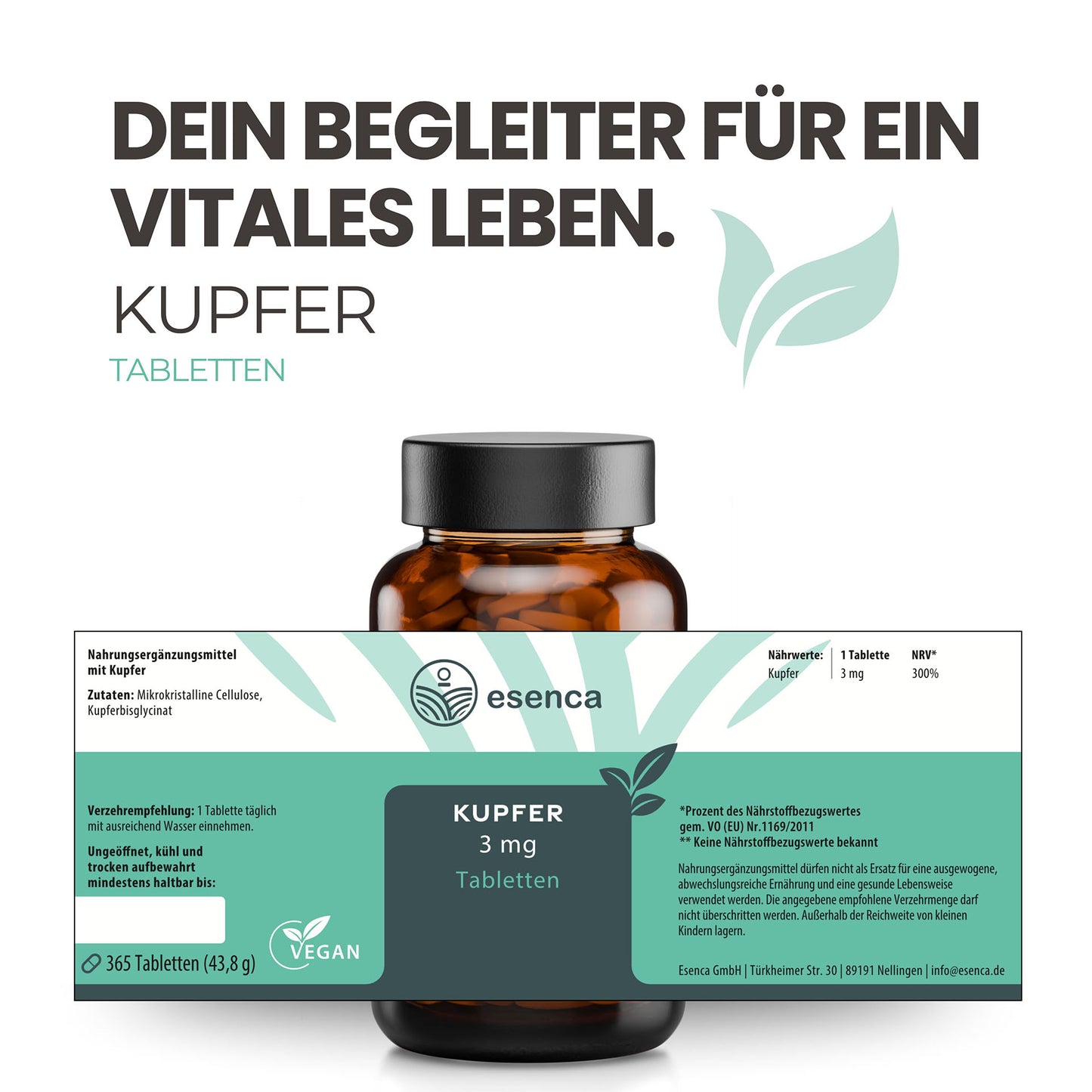 Kupfer Tabletten