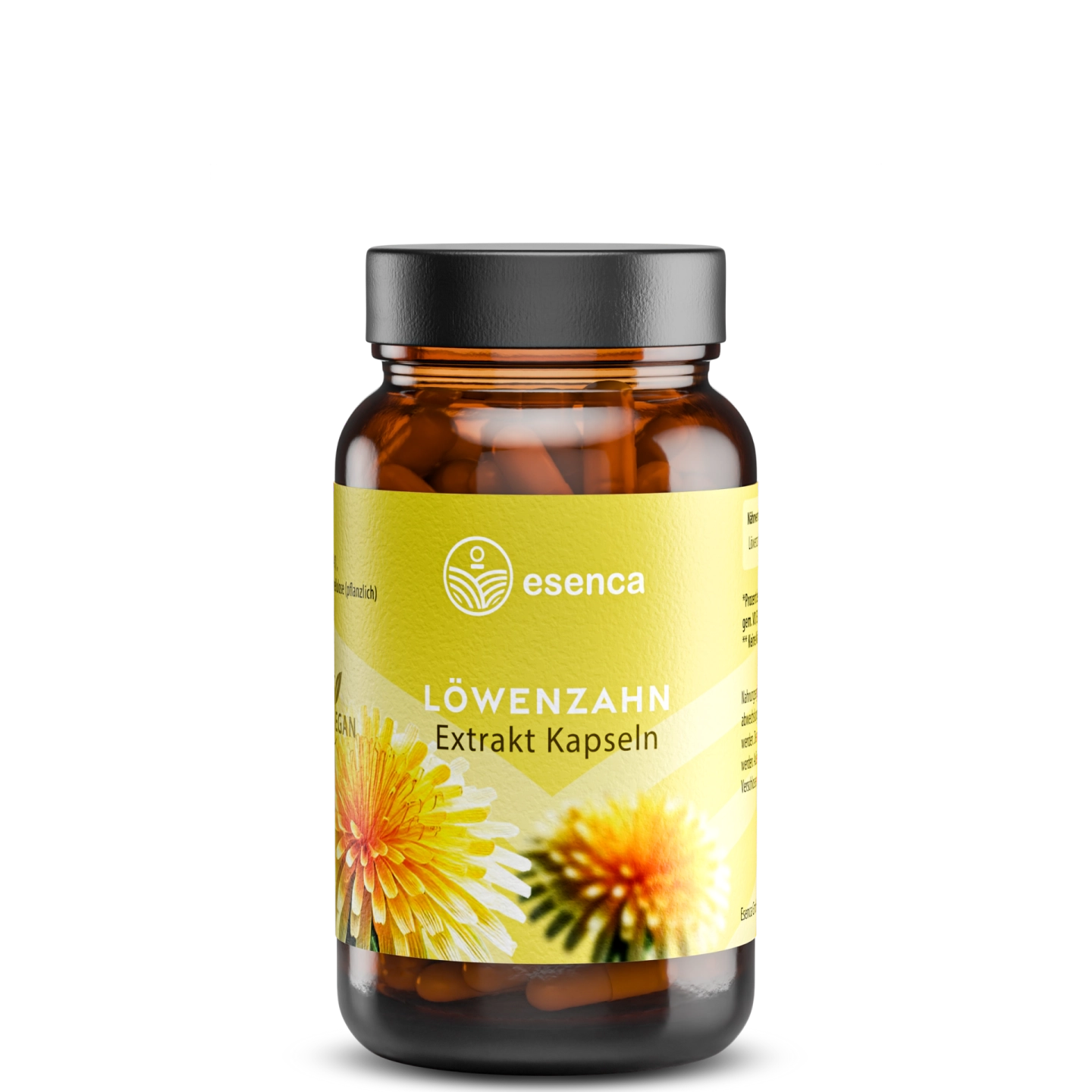 löwenzahn aufbewahren Löwenzahn Kapseln – 600 mg Extrakt, vegan & hochkonzentriert – Esenca