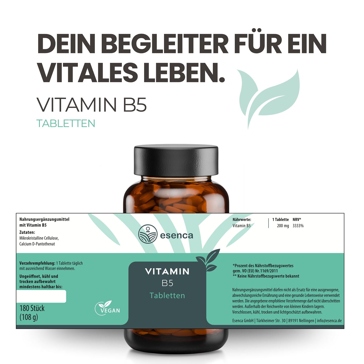 Vitamin B5 Tabletten