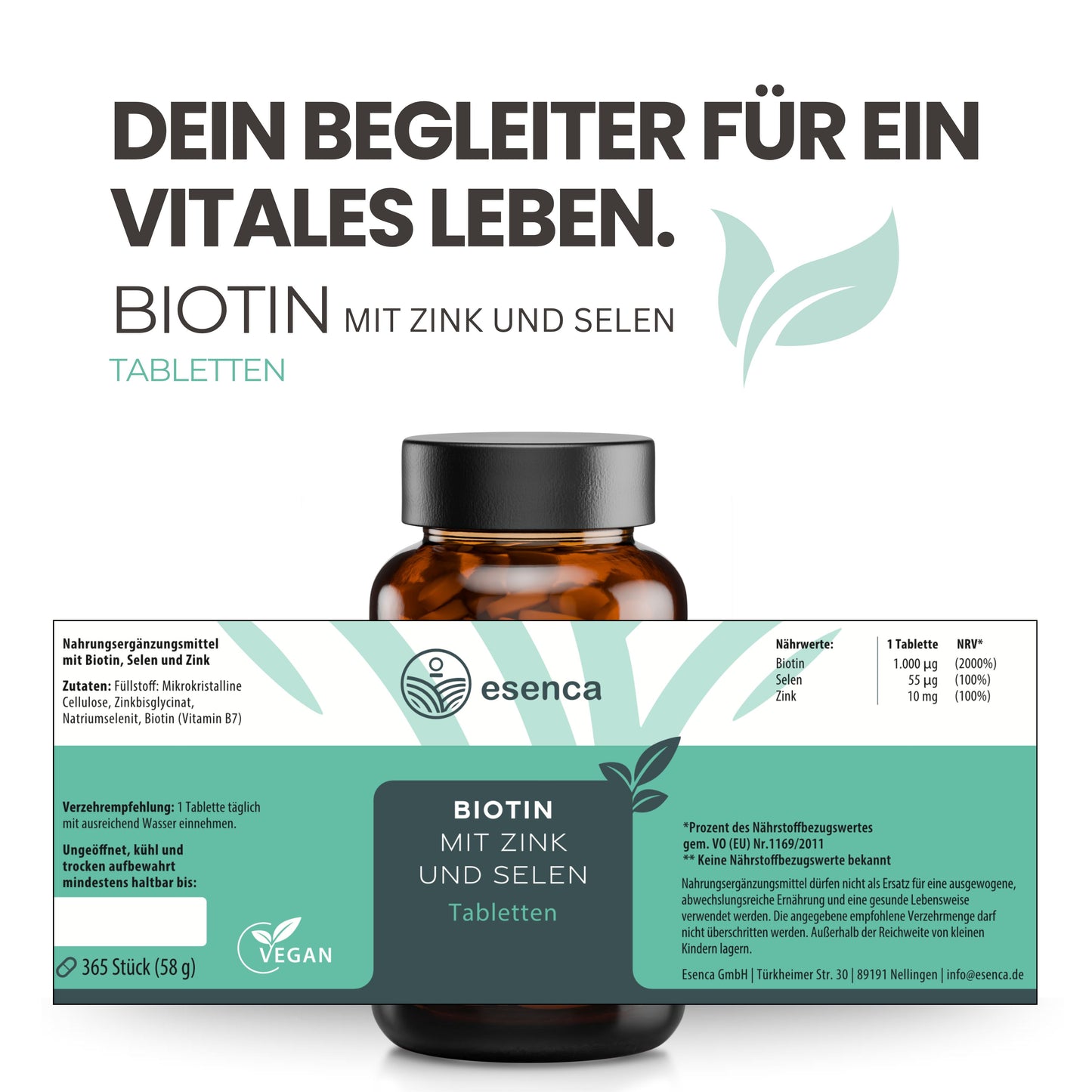 Biotin mit Selen und Zink Tabletten