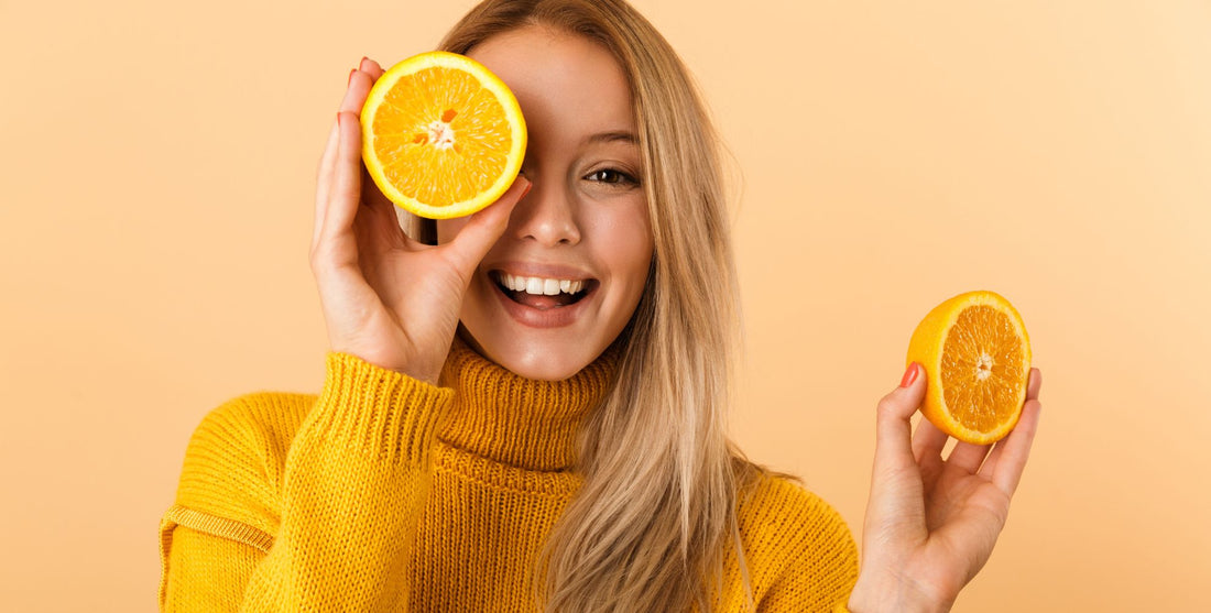 Frühlingshafter Zitronen-Kräuter-Drink mit Grapefruit & Minze