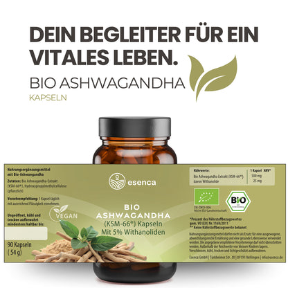 Bio Ashwagandha Kapseln KSM-66