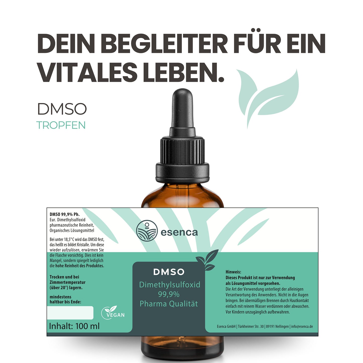 DMSO - 99,9% Dimethylsulfoxid