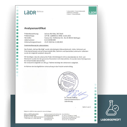 Jod Tabletten aus Bio Kelp