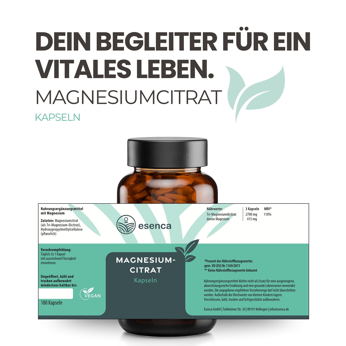 Magnesiumcitrat Kapseln