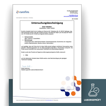 Zink Tabletten